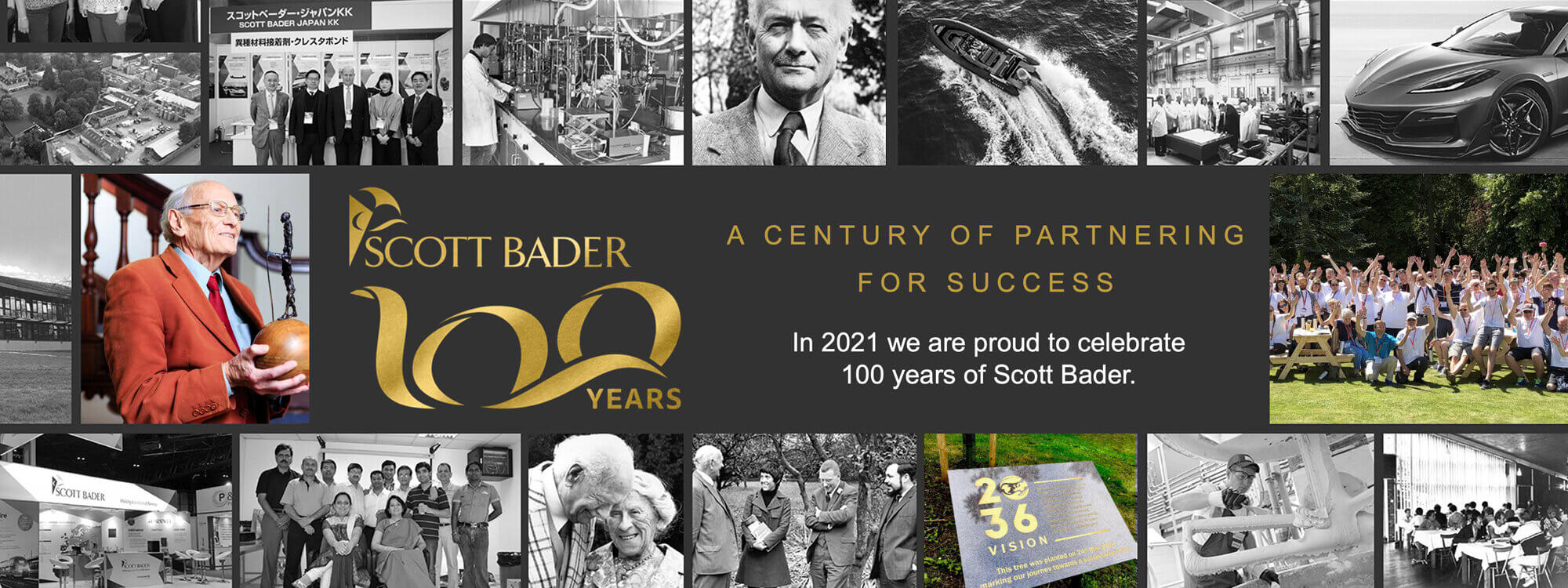 We celebrate Scott Bader’s 100th birthday this month