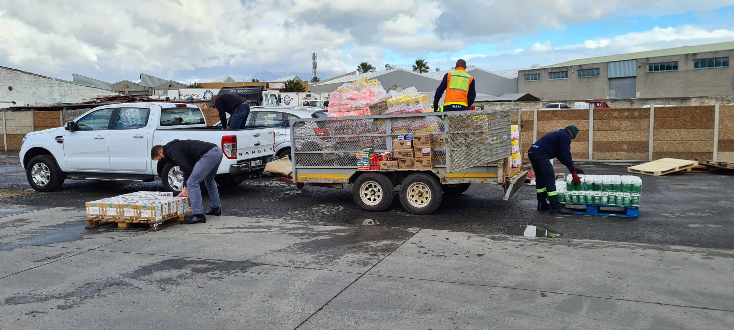 Scott Bader South Africa colleagues come together to deliver food and essential items following political protests