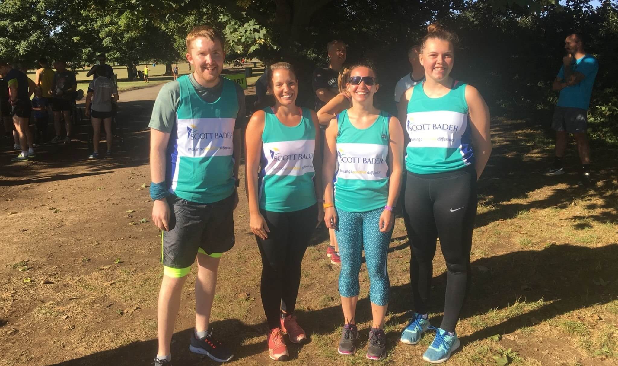 Scott Bader UK colleagues entering the Great Birmingham Run