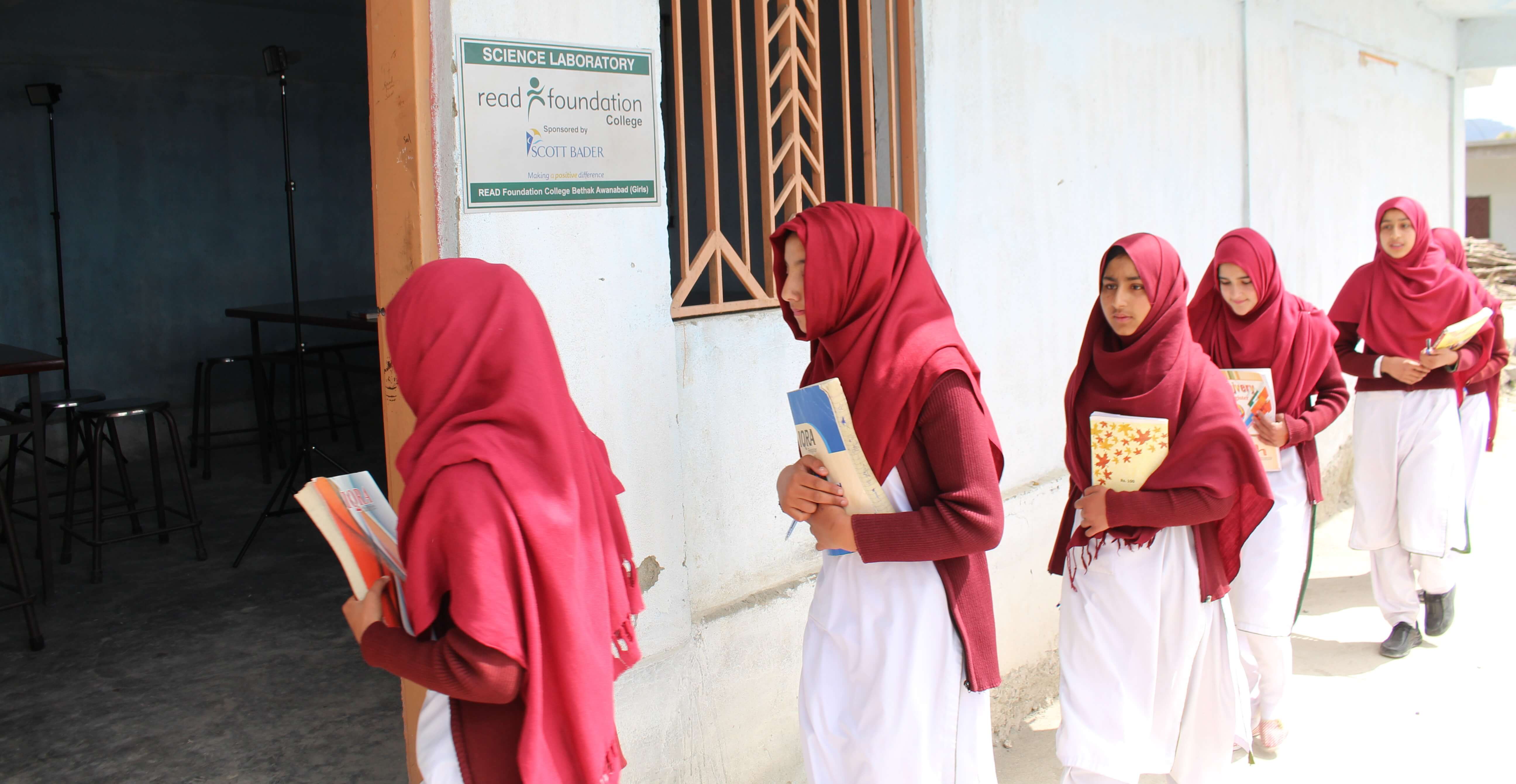 Scott Bader Commonwealth sponsors female student science laboratory in rural Pakistan