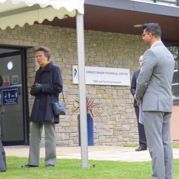 The Princess Royal visits Scott Bader to mark their Centenary celebrations