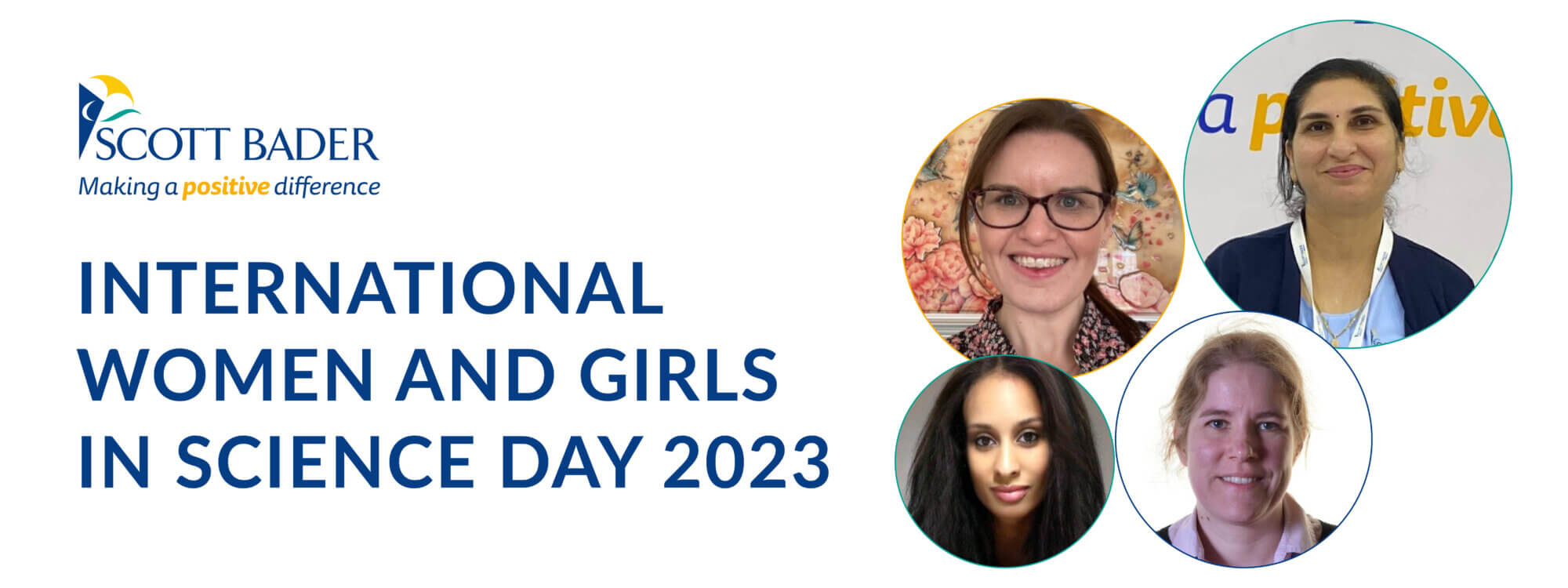 Scott Bader celebrating international women and girls in science day 2023!