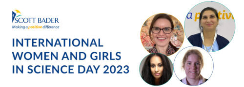 Scott Bader celebrating international women and girls in science day 2023!