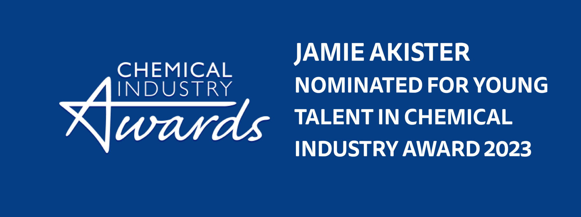 Scott Bader UK’s Jamie Akister nominated for Young Talent in the Chemical Industry Award 2023