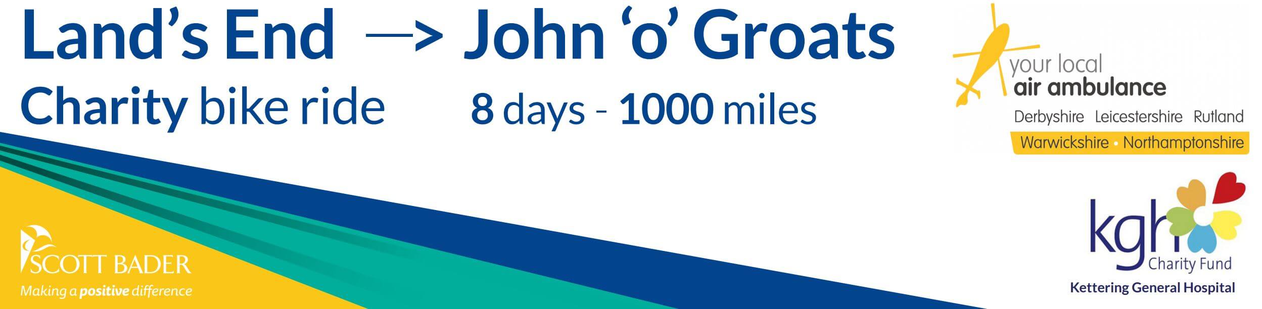 Scott Bader UK team cycling from Land’s End to John O Groats for Charity