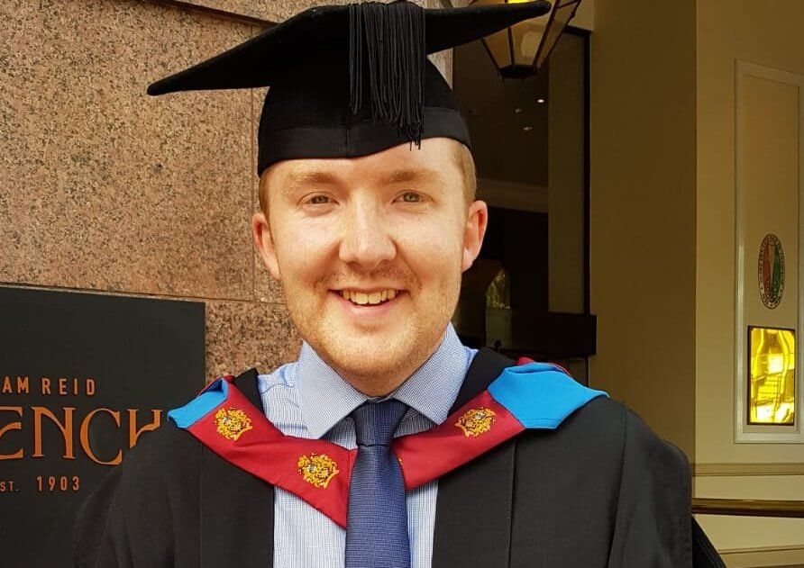 Congratulations Richard on your First Class Honours Degree!
