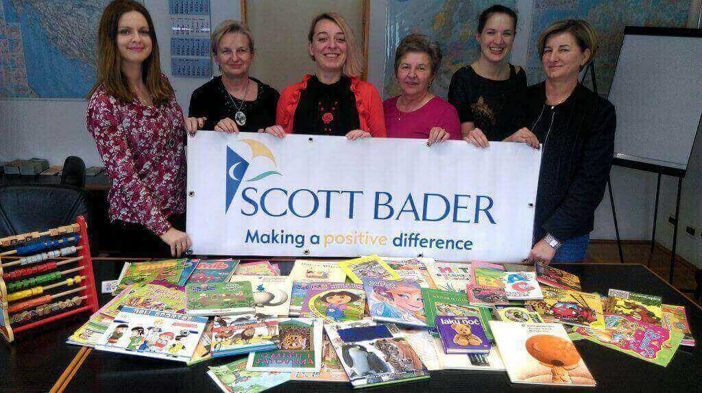 Scott Bader Croatia Collect Books for Children