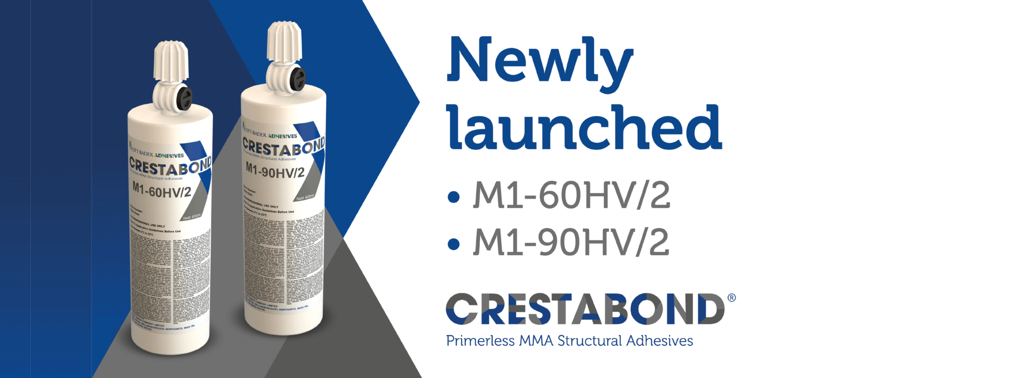 Scott Bader launch new sandable Crestabond structural adhesives