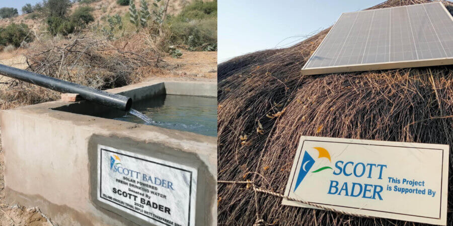Scott Bader Commonwealth helps fund solar powered water plants in rural Pakistan